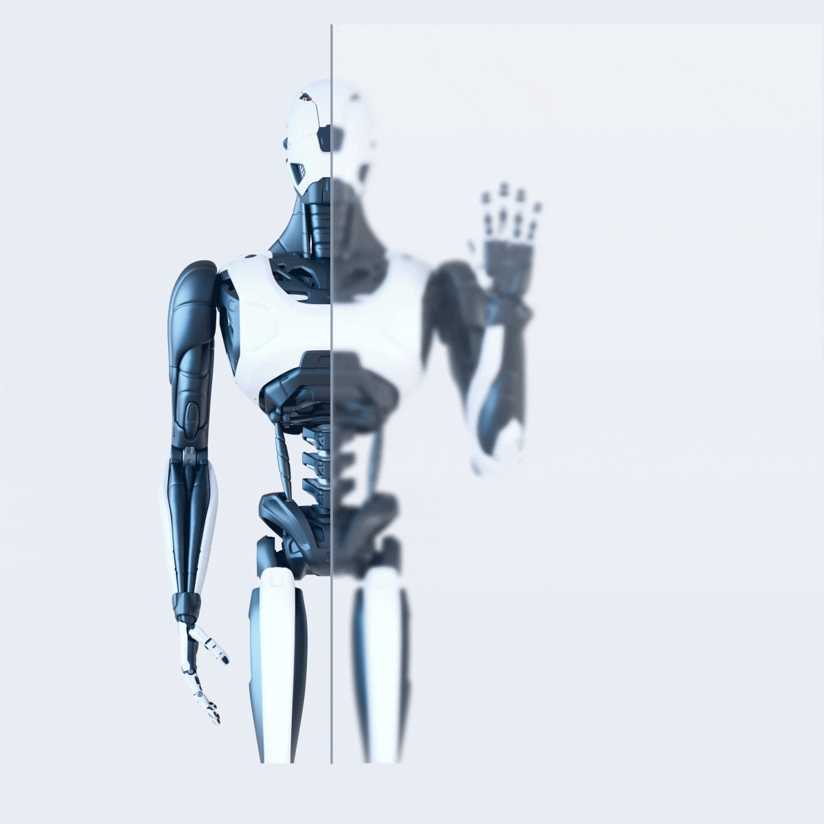 Cloaking House AI robot filtering traffic